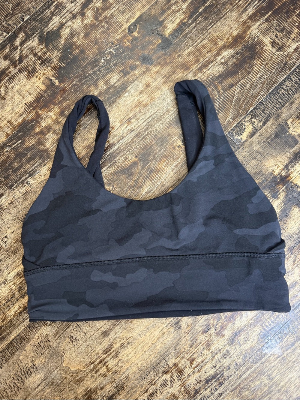 lululemon athletica Black/Camouflage Reversible Bralette